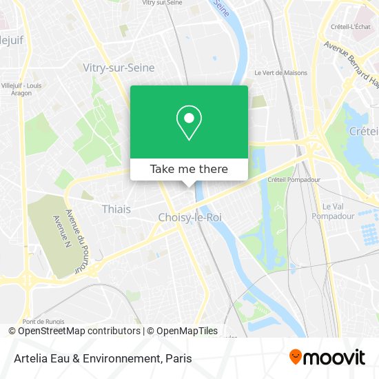 Artelia Eau & Environnement map