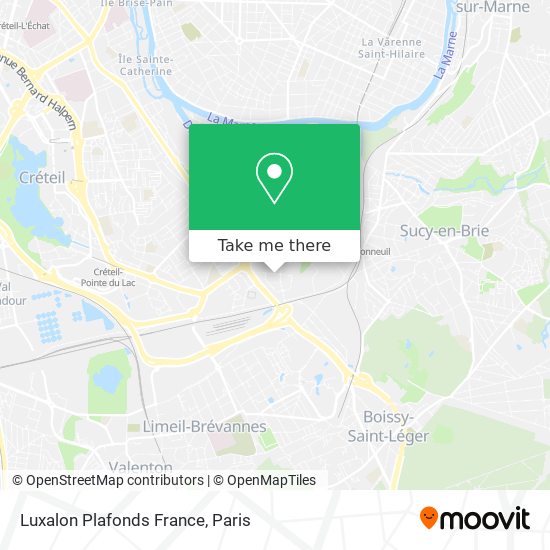 Mapa Luxalon Plafonds France