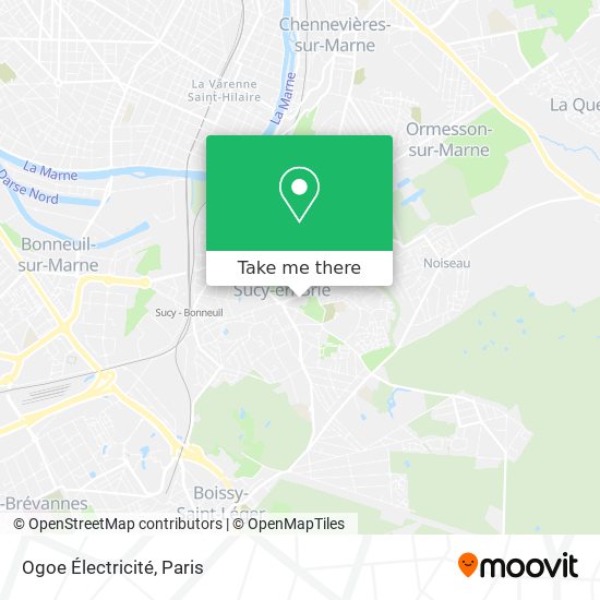 Ogoe Électricité map