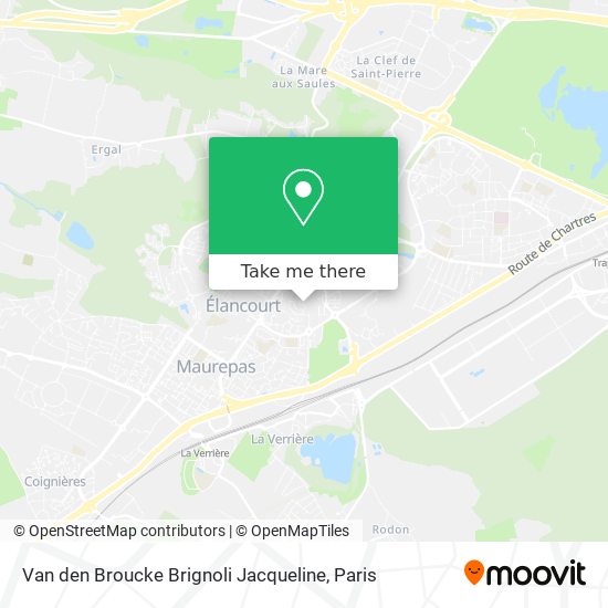 Mapa Van den Broucke Brignoli Jacqueline