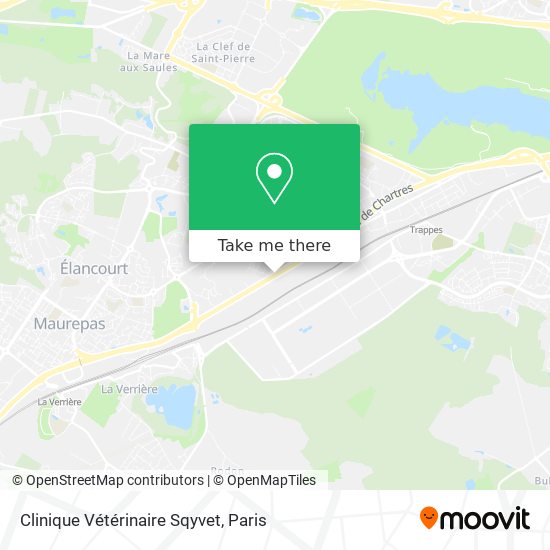 Mapa Clinique Vétérinaire Sqyvet