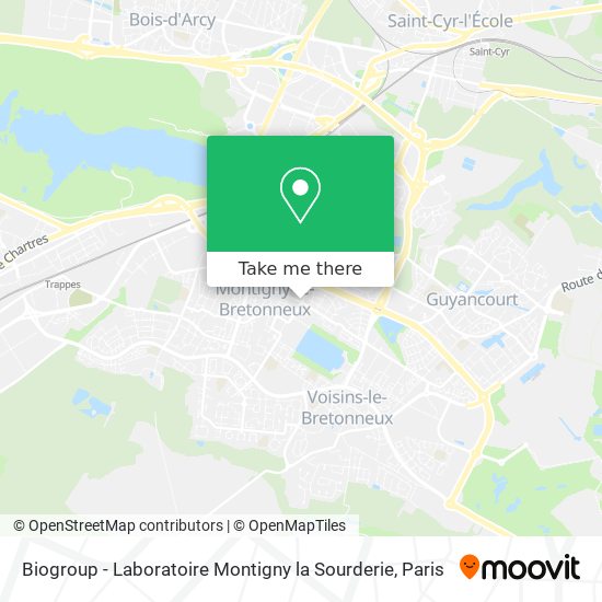 Biogroup - Laboratoire Montigny la Sourderie map