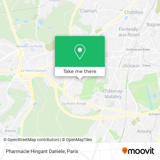 Pharmacie Hingant Danièle map