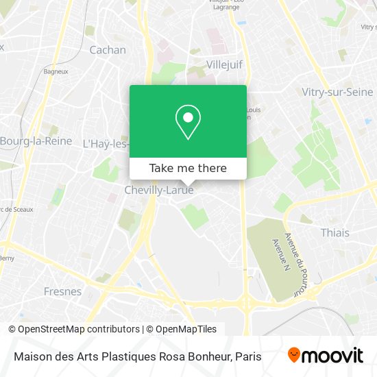 Maison des Arts Plastiques Rosa Bonheur map