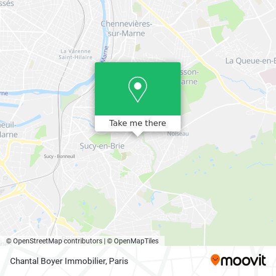 Chantal Boyer Immobilier map