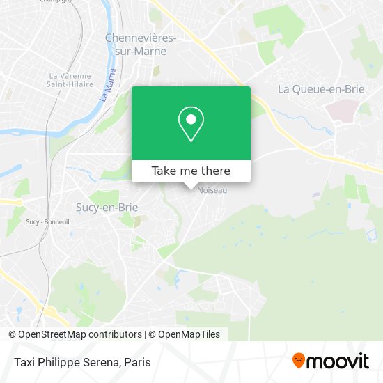 Taxi Philippe Serena map