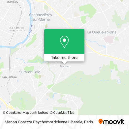 Manon Corazza Psychomotricienne Libérale map