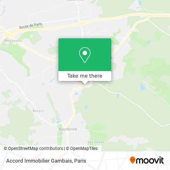 Accord Immobilier Gambais map