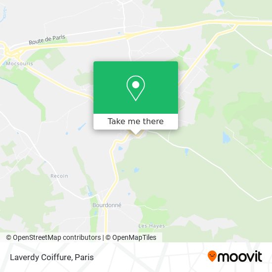 Mapa Laverdy Coiffure
