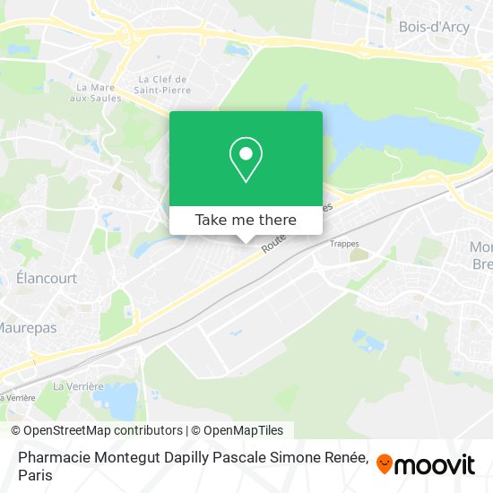 Pharmacie Montegut Dapilly Pascale Simone Renée map