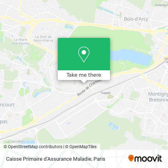 Caisse Primaire d'Assurance Maladie map