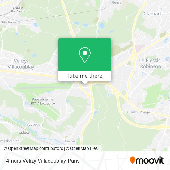 4murs Vélizy-Villacoublay map