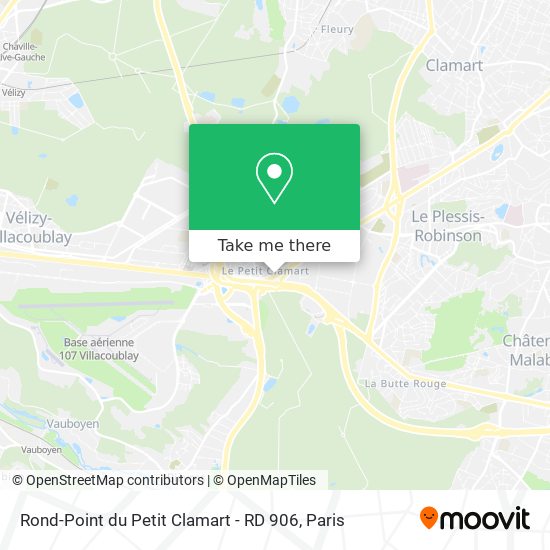 Rond-Point du Petit Clamart - RD 906 map