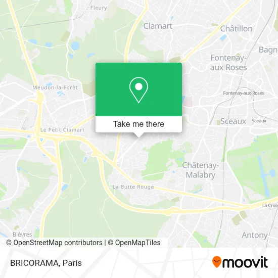 BRICORAMA map