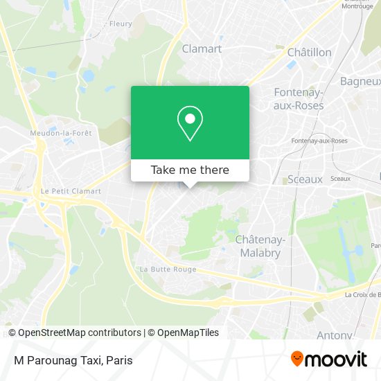 M Parounag Taxi map