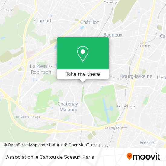 Association le Cantou de Sceaux map