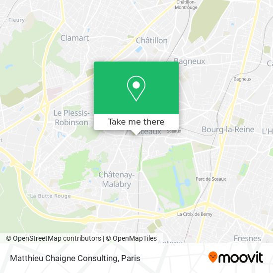 Matthieu Chaigne Consulting map