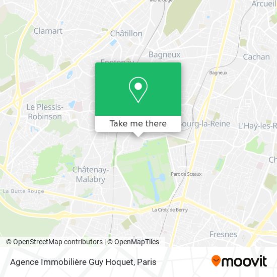 Mapa Agence Immobilière Guy Hoquet