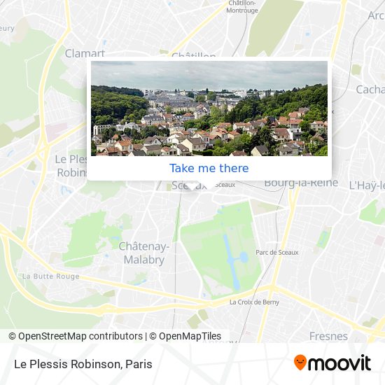 Le Plessis Robinson map