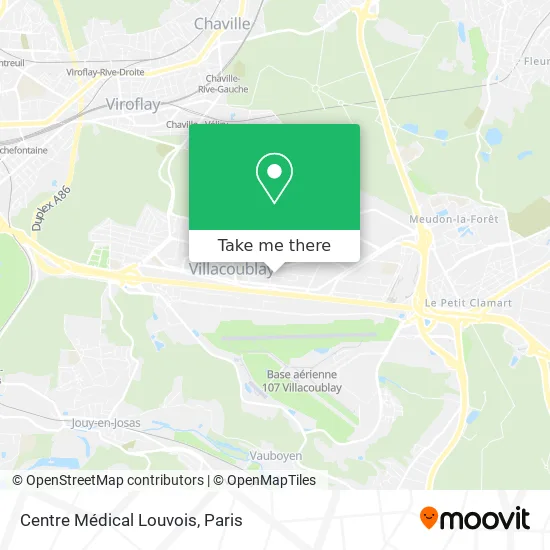 Centre Médical Louvois map