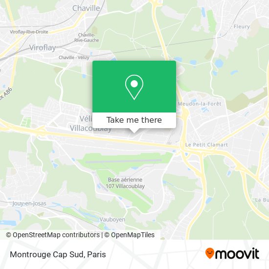 Mapa Montrouge Cap Sud