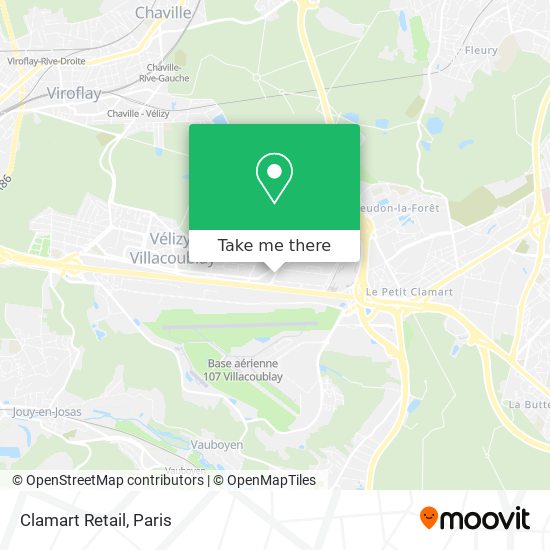 Clamart Retail map