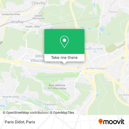 Mapa Paris Didot