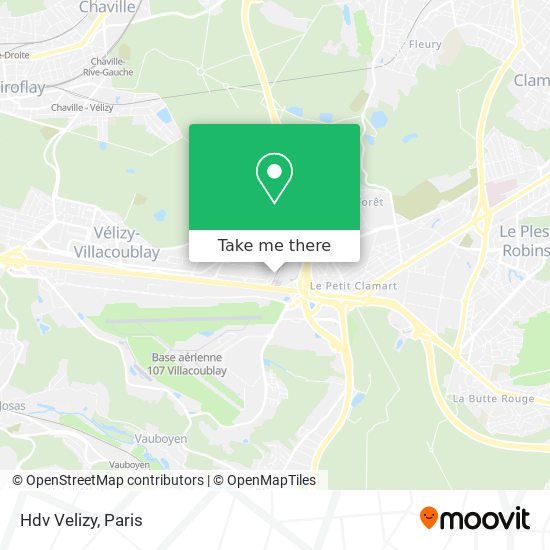 Mapa Hdv Velizy