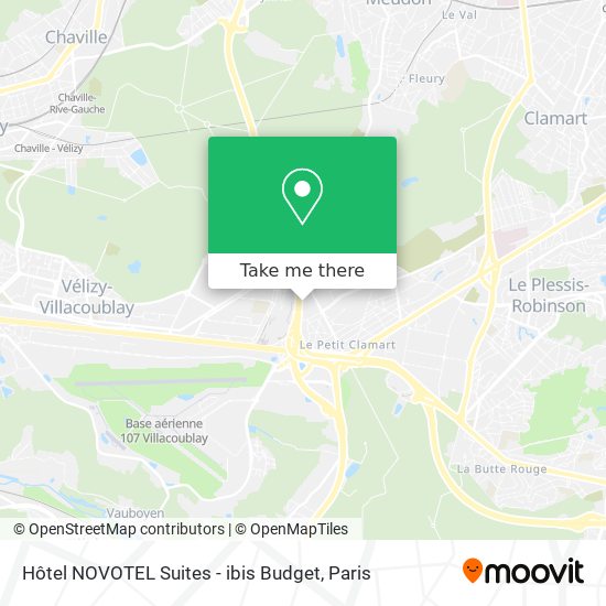 Hôtel NOVOTEL Suites - ibis Budget map