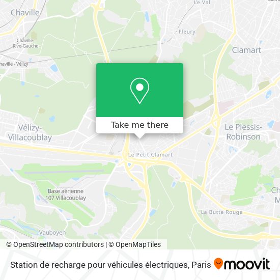 Station de recharge pour véhicules électriques map