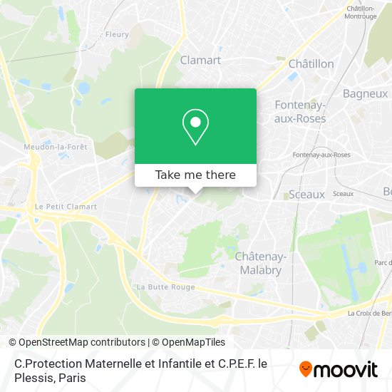 Mapa C.Protection Maternelle et Infantile et C.P.E.F. le Plessis