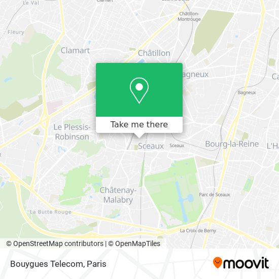 Mapa Bouygues Telecom