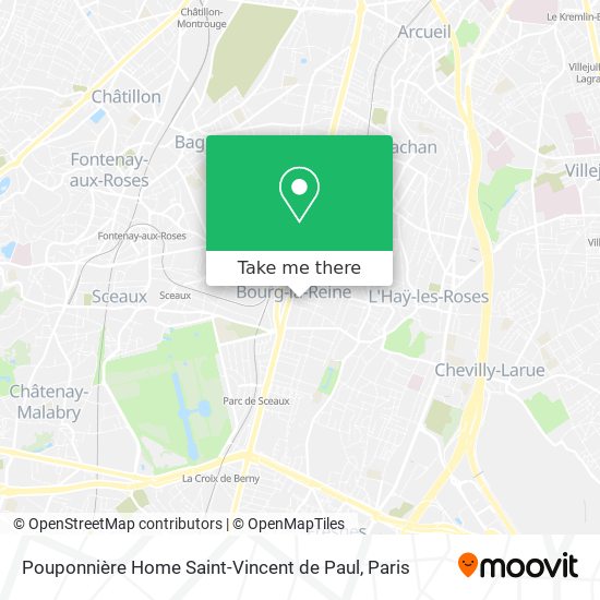 Mapa Pouponnière Home Saint-Vincent de Paul