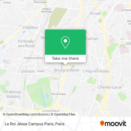 Le Roi Jésus Campus Paris map