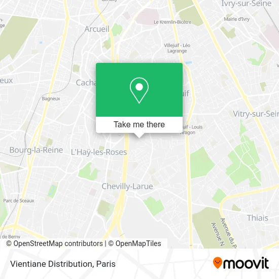 Vientiane Distribution map