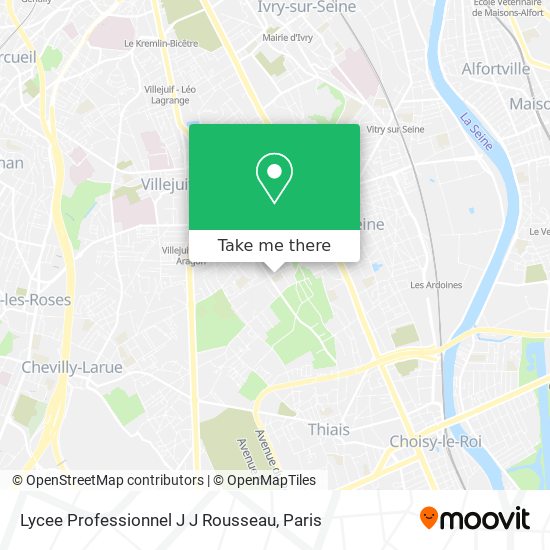 Lycee Professionnel J J Rousseau map