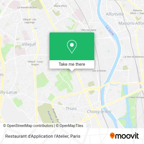 Restaurant d'Application l'Atelier map