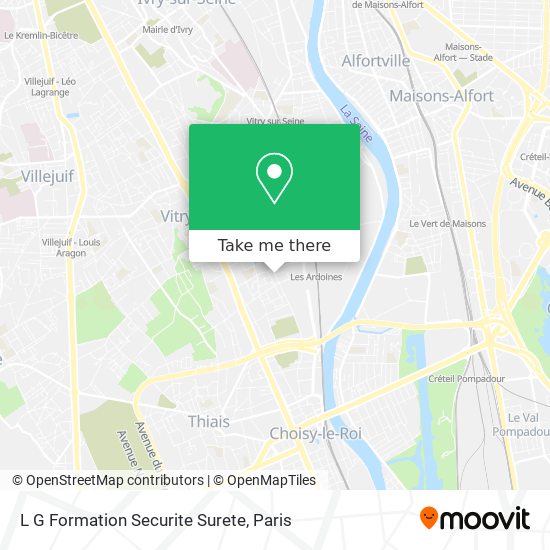 L G Formation Securite Surete map