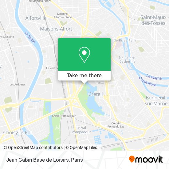 Jean Gabin Base de Loisirs map