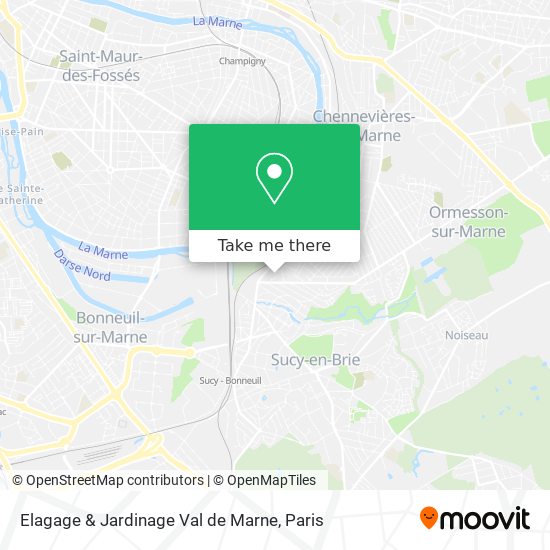 Elagage & Jardinage Val de Marne map