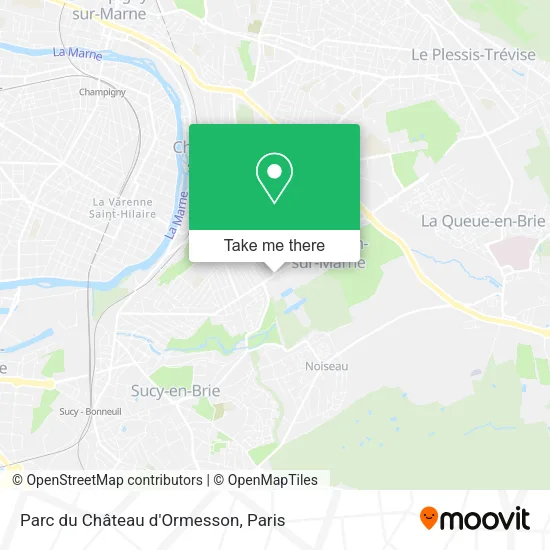 Parc du Château d'Ormesson map