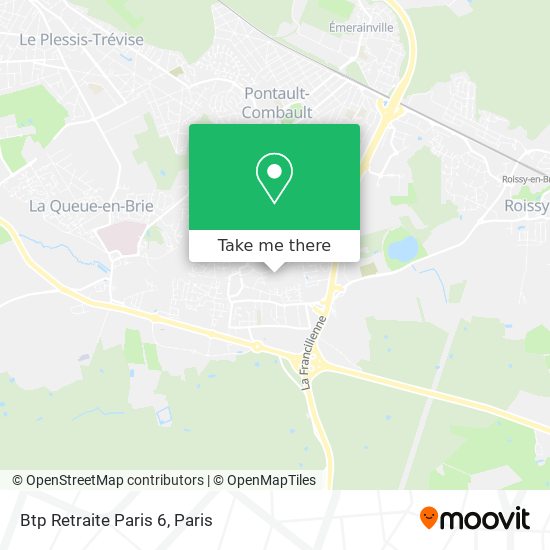 Mapa Btp Retraite Paris 6