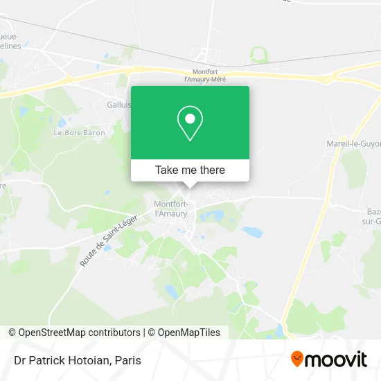 Dr Patrick Hotoian map