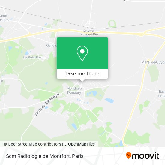 Scm Radiologie de Montfort map