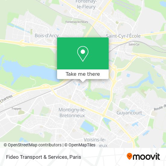 Fideo Transport & Services map