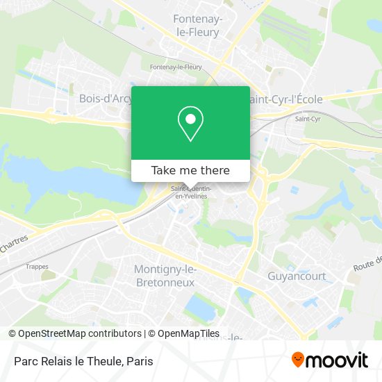 Mapa Parc Relais le Theule