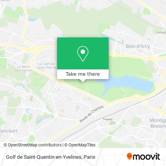 Golf de Saint-Quentin-en-Yvelines map