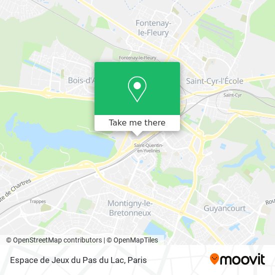 Espace de Jeux du Pas du Lac map