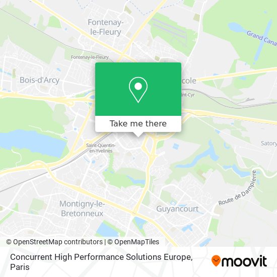 Concurrent High Performance Solutions Europe map