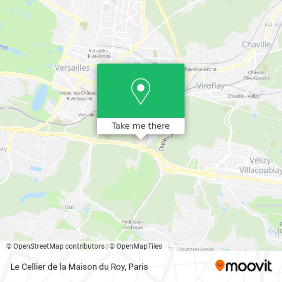 Le Cellier de la Maison du Roy map